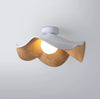 Creative retro lotus leaf bedroom corridor ceiling lamp