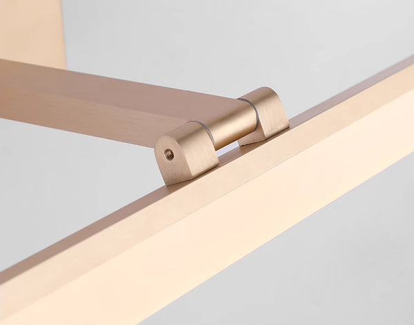 Einfache Spiegelwandlampe