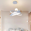 Lustre avion de style crème pour chambre d'enfant
