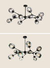 Creative and personalized magic bean molecular chandelier