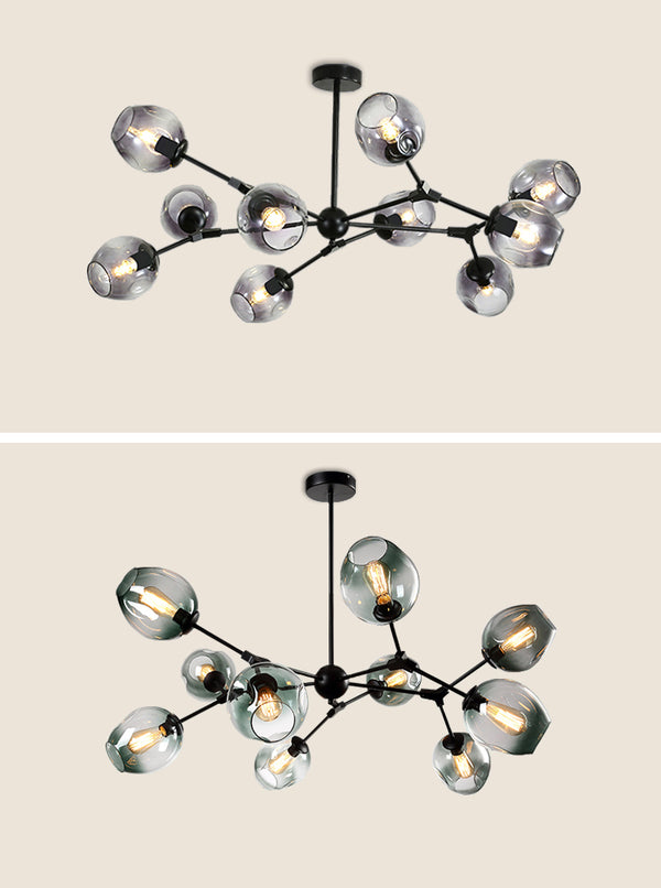 Creative and personalized magic bean molecular chandelier
