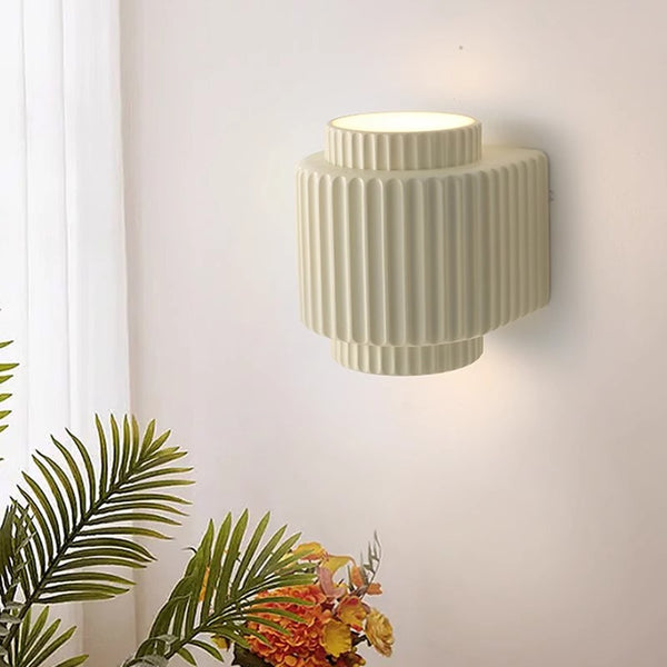French cream style bedroom bedside corridor wall lamp