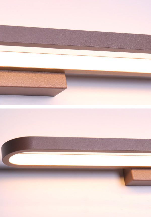 Applique murale simple à LED en aluminium avec miroir