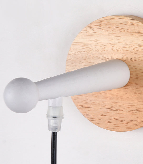 Japanese style retro bedroom wall lamp