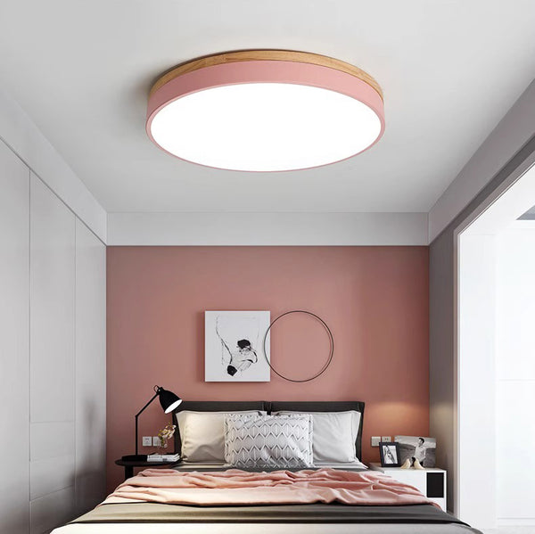 LED-Deckenleuchte Macaron für Schlafzimmer