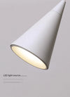 Minimalist conical bedroom bedside background wall chandelier