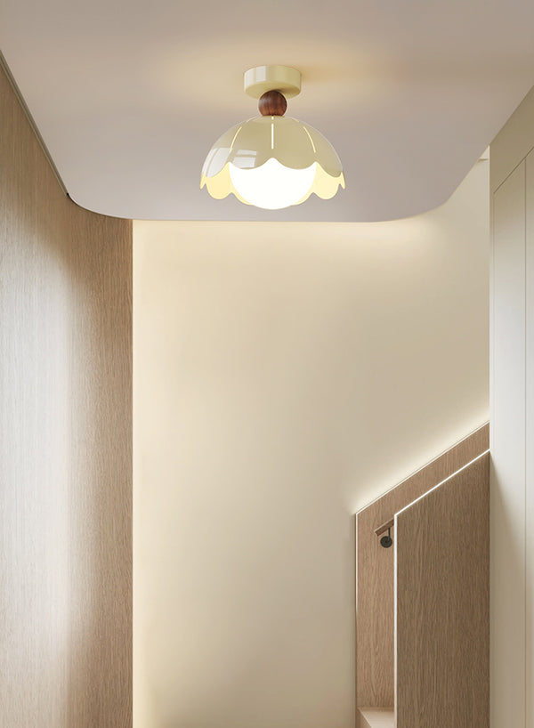Medieval Cream Style Corridor Aisle Ceiling Lamp