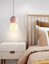 Wabi-sabi style terrazzo bedroom bedside small Pendant light
