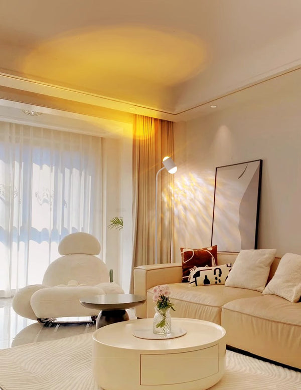 Creative double-headed water ripple atmosphere floor lamp