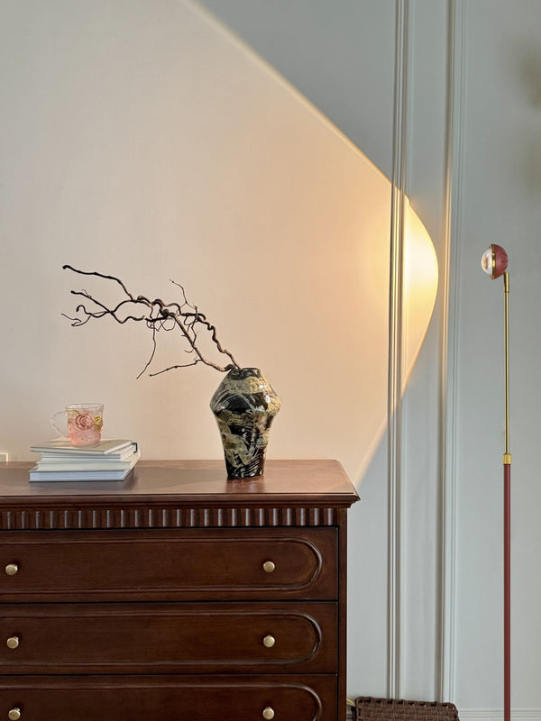 Medieval style living room and bedroom decorative atmosphere floor lamp