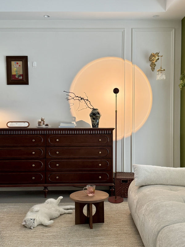 Medieval style living room and bedroom decorative atmosphere floor lamp