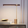 Creative personality wood grain bedside desk lamp