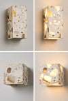 Japanese style wabi-sabi bedroom wall lamp