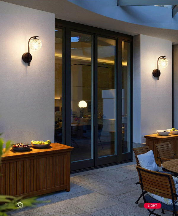 Outdoor courtyard walkway waterproof wall light