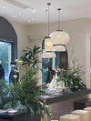 Japanese style rice paper bedroom restaurant bar chandelier