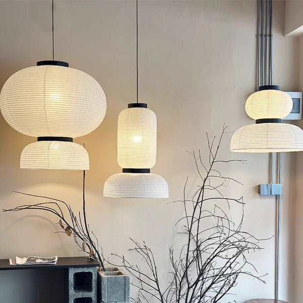 Japanese style rice paper bedroom restaurant bar chandelier