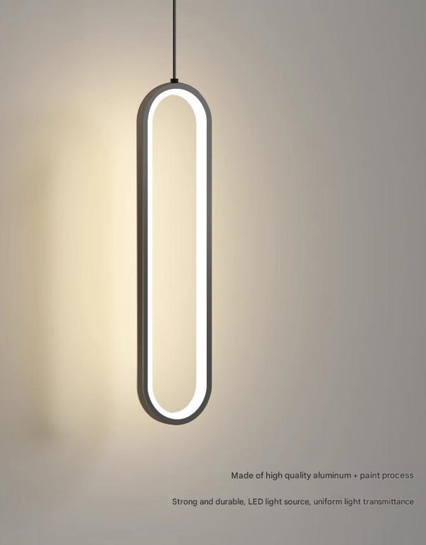 Minimalist LED bedroom bedside living room background wall Pendant light