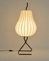 Cream style pear floor lamp