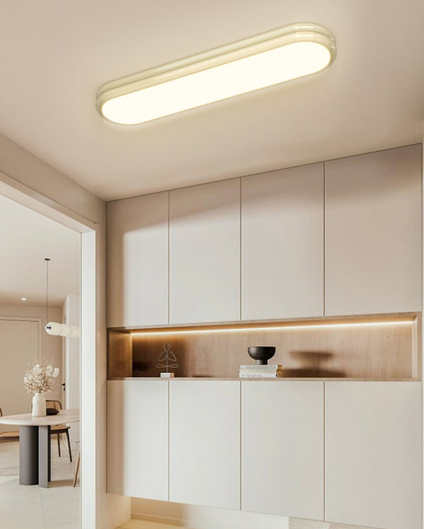 Deckenlampe im cremefarbenen Stil für den Flur