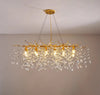 French creative branch crystal living room and dining room chandelier