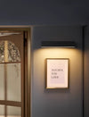 Nordic creative long strip LED outdoor wall light