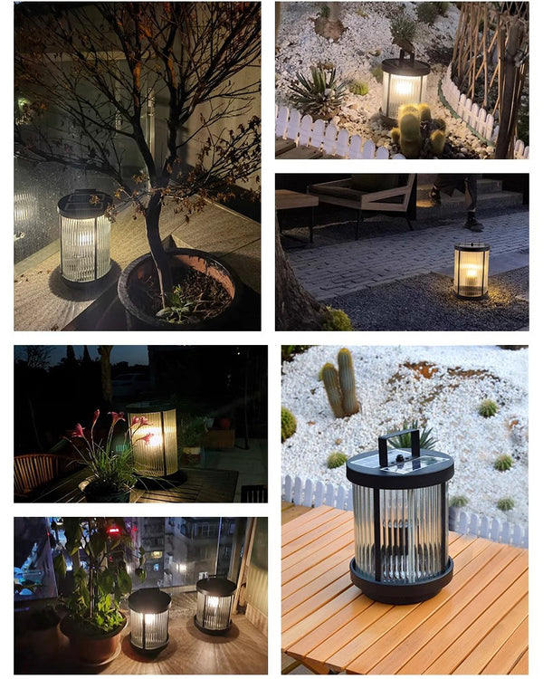 Modern Outdoor Patio Garden Waterproof Portable lamp