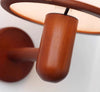 Wandlampe Pilz aus Massivholz