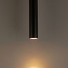 LED long tube cylindrical chandelier