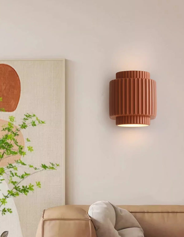 French cream style bedroom bedside corridor wall lamp
