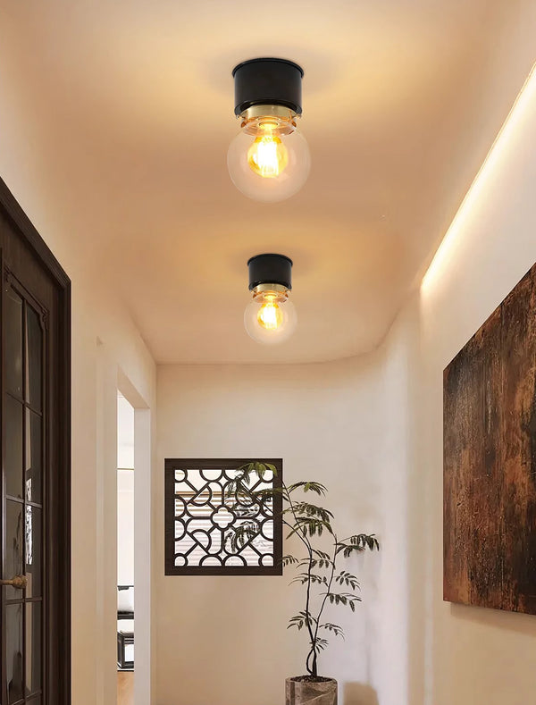 Medieval vintage aisle balcony ceiling lamp