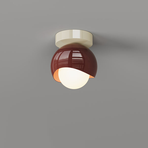 Deckenlampe im französischen Cremestil für den Flur