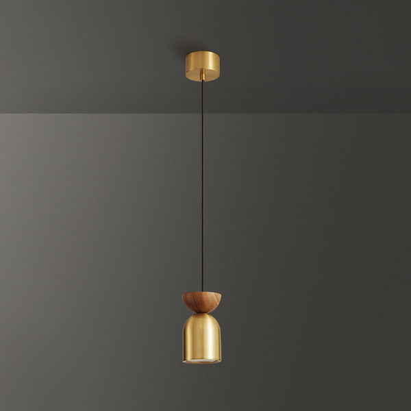 All copper bedroom bedside chandelier
