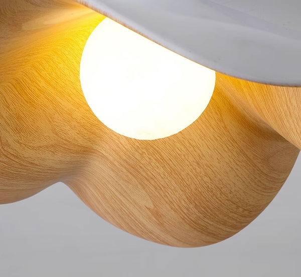 Creative retro lotus leaf bedroom corridor ceiling lamp