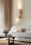 Nordic minimalist double head rotatable bedroom bedside wall lamp