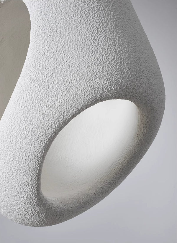 Pendelleuchte aus Kieselsteinen im japanischen Stil für den Esstisch