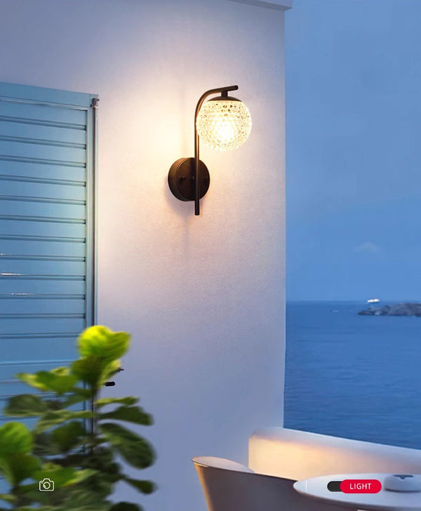 Outdoor courtyard walkway waterproof wall light