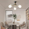 French cream style full copper living room and bedroom ceiling lamp