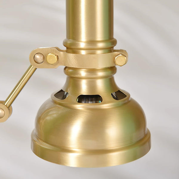 Brass Marble Melted Wax Table Lamp