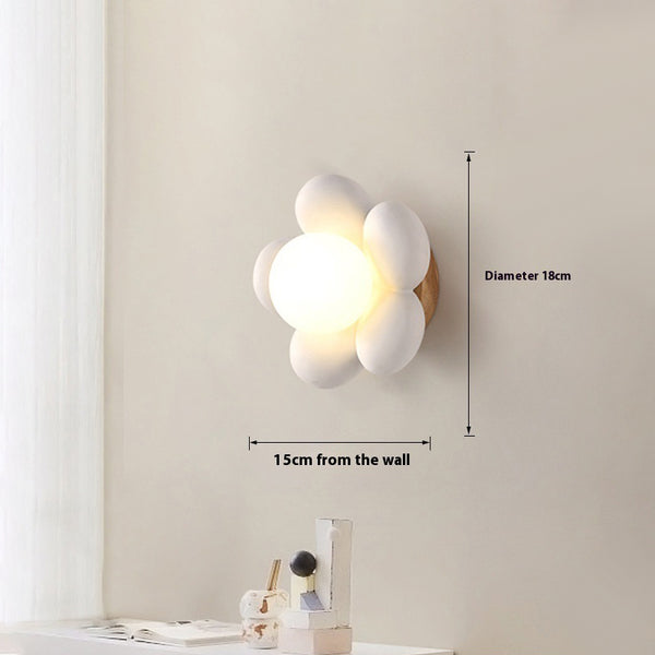 Applique murale à fleurs