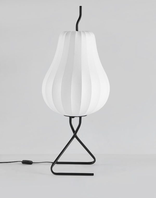 Cream style pear floor lamp