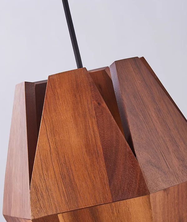 Creative solid wood chandelier