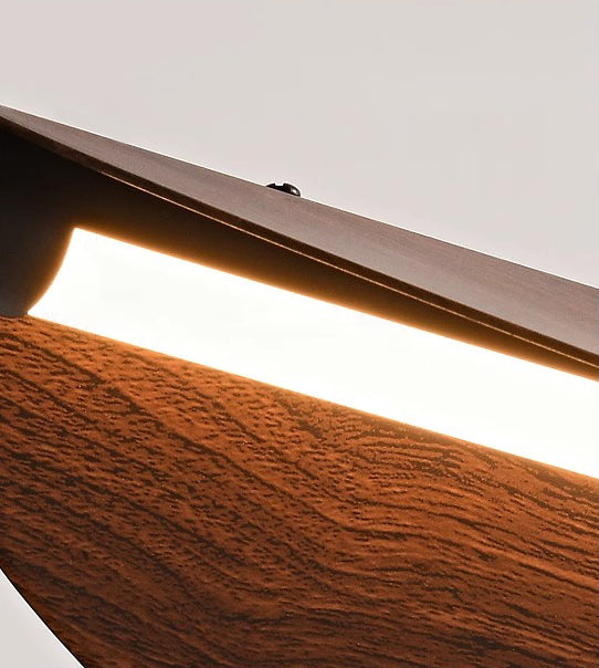Lustre de salle à manger rétro créatif et personnalisé en forme de feuille