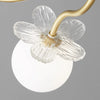 French cream style full copper living room and bedroom ceiling lamp