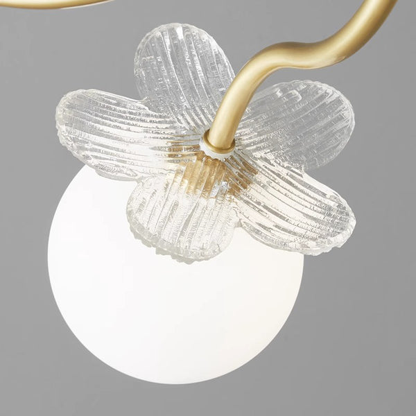 French cream style full copper living room and bedroom ceiling lamp