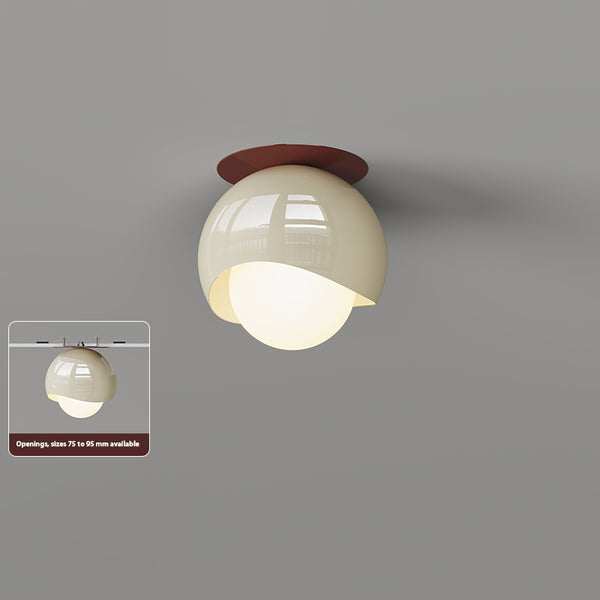 Deckenlampe im französischen Cremestil für den Flur