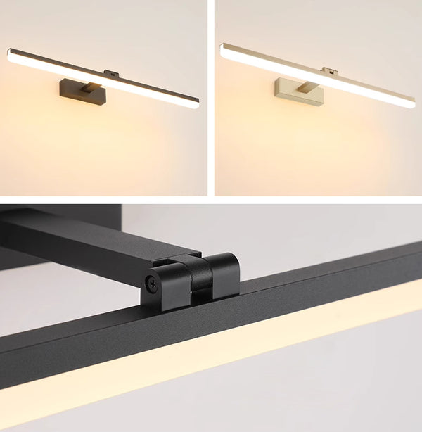 Einfache Spiegelwandlampe