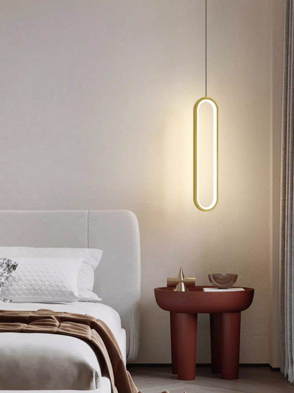 Minimalist LED bedroom bedside living room background wall Pendant light