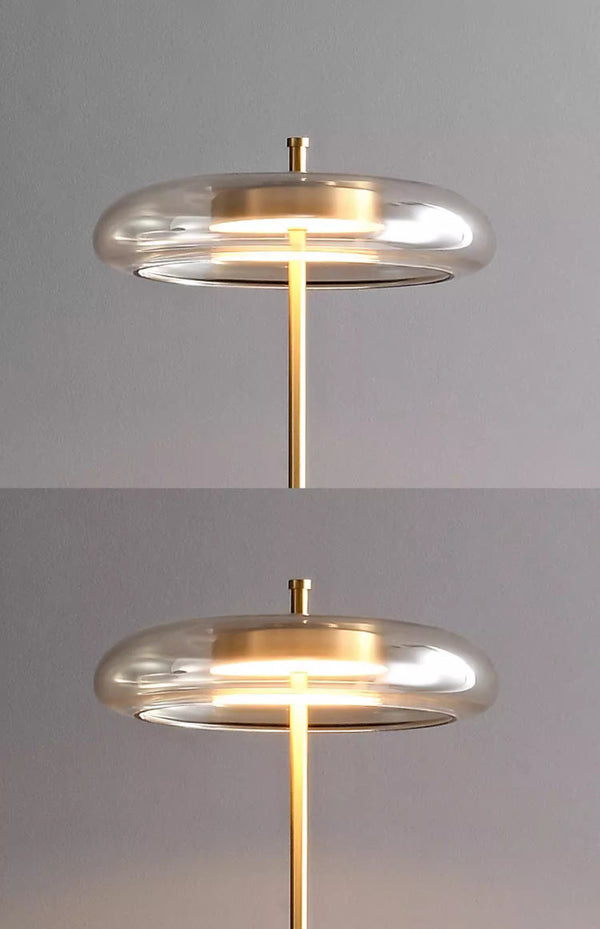 American retro solid wood floor lamp