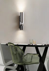 Nordic minimalist double head rotatable bedroom bedside wall lamp