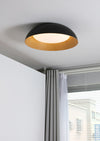 Nordische kreative Deckenlampe mit Holzmaserung